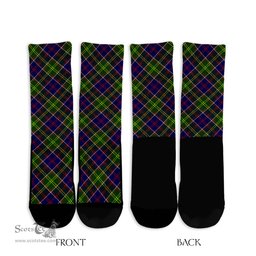 ScotsTee Shop Scottish Dalrymple Clan Tartan Socks For Men & Women