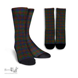ScotsTee Shop Scottish Dorward Dogwood Clan Tartan Socks For Men & Women