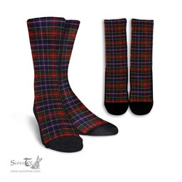 ScotsTee Shop Scottish Crozier Clan Tartan Socks For Men & Women