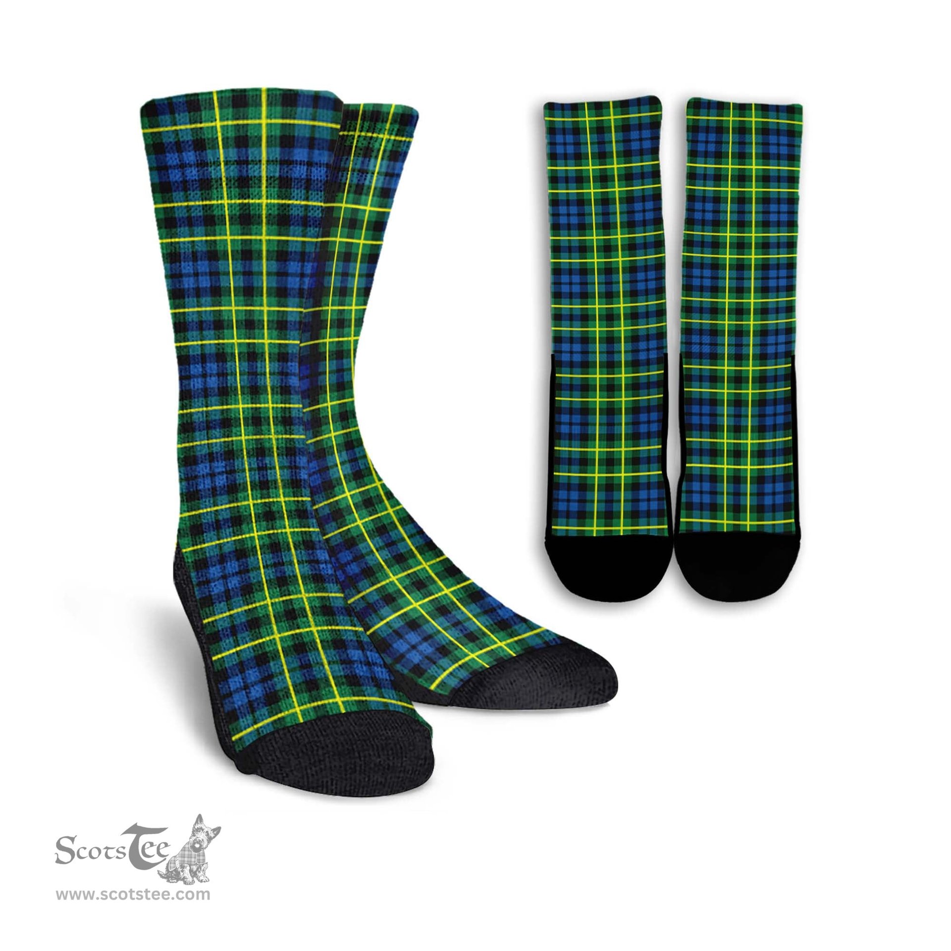 ScotsTee Shop Scottish Campbell of Breadalbane Ancient Clan Tartan Socks For Men & Women