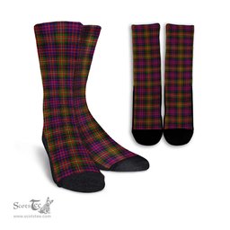ScotsTee Shop Scottish Carnegie Modern Clan Tartan Socks For Men & Women
