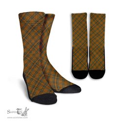 ScotsTee Shop Scottish Donachie of Brockloch Ancient Hunting Clan Tartan Socks For Men & Women