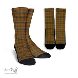 ScotsTee Shop Scottish Donachie of Brockloch Ancient Hunting Clan Tartan Socks For Men & Women