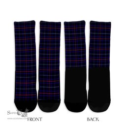 ScotsTee Shop Scottish Fitzgerald Hunting Clan Tartan Socks For Men & Women
