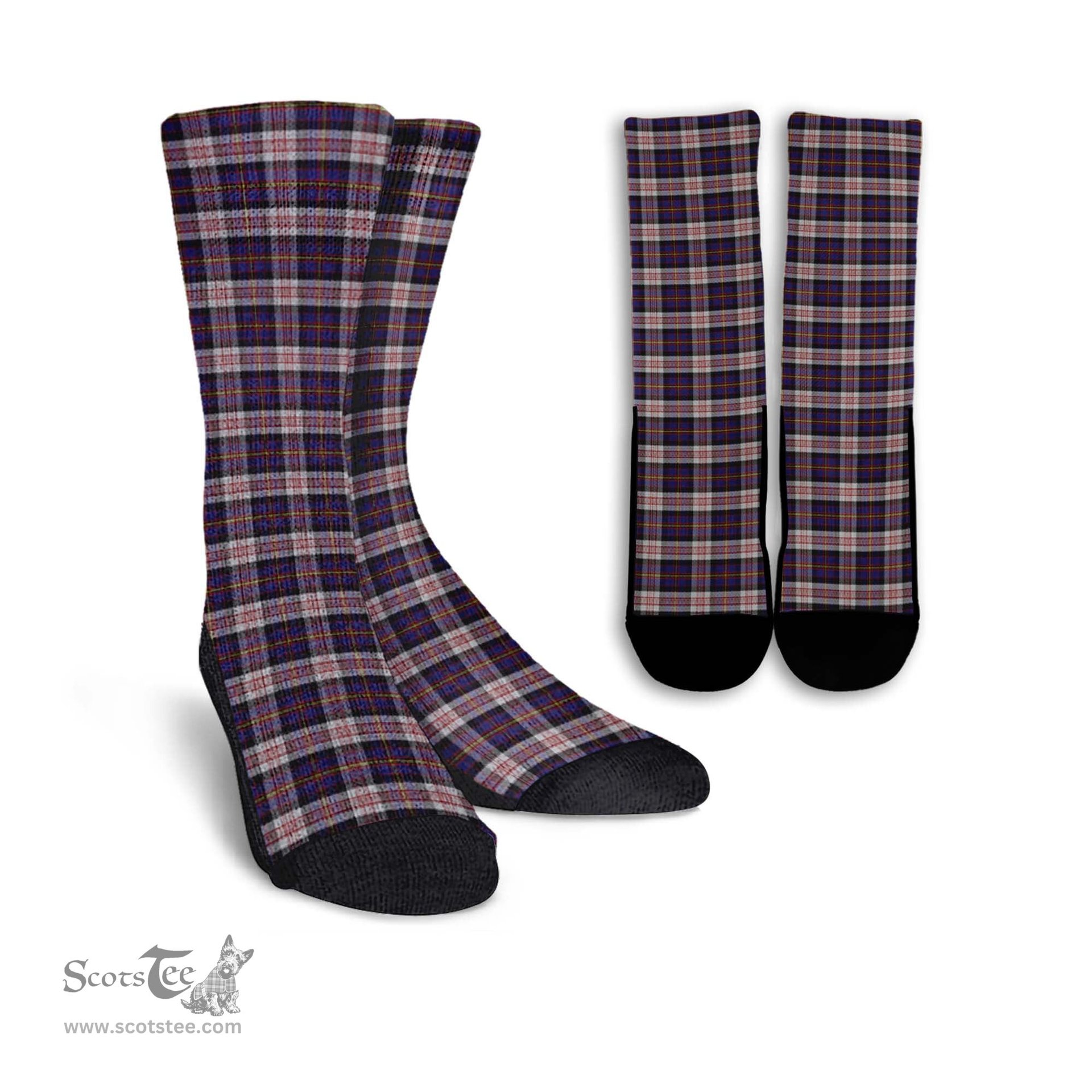 ScotsTee Shop Scottish Cameron of Erracht Dress Clan Tartan Socks For Men & Women