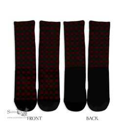 ScotsTee Shop Scottish Donachie of Brockloch Clan Tartan Socks For Men & Women