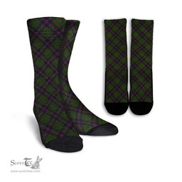 ScotsTee Shop Scottish Cochrane Clan Tartan Socks For Men & Women