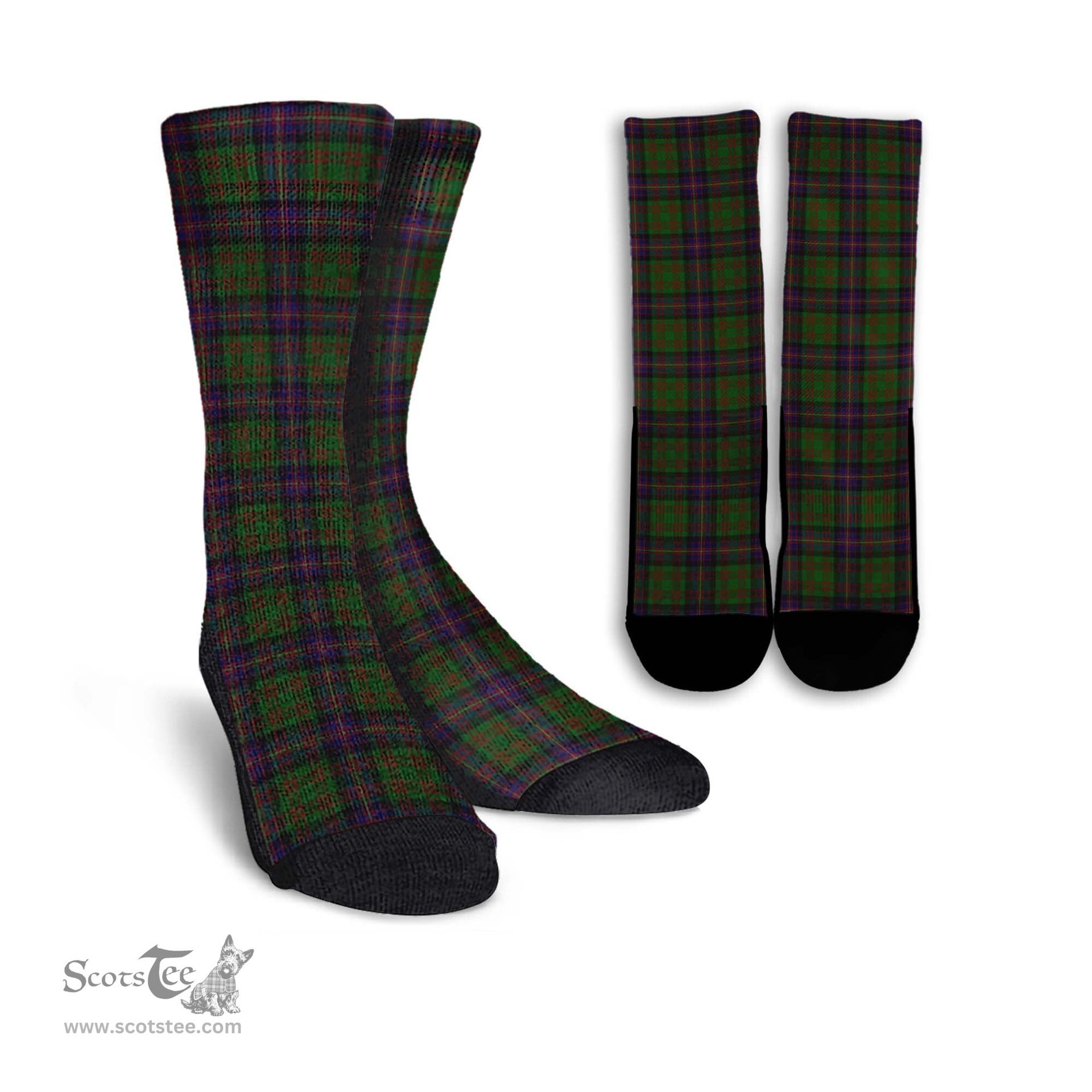 ScotsTee Shop Scottish Cochrane Clan Tartan Socks For Men & Women