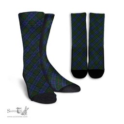 ScotsTee Shop Scottish Colquhoun Clan Tartan Socks For Men & Women