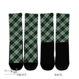 ScotsTee Shop Scottish Erskine Green Clan Tartan Socks For Men & Women