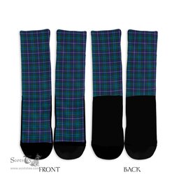 ScotsTee Shop Scottish Douglas Modern Clan Tartan Socks For Men & Women