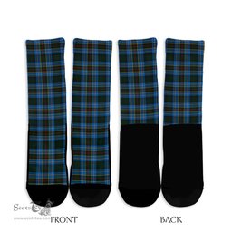 ScotsTee Shop Scottish Cockburn Modern Clan Tartan Socks For Men & Women