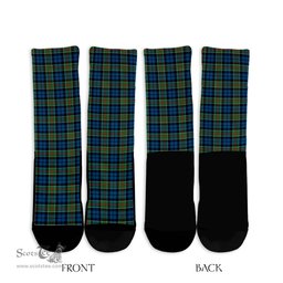 ScotsTee Shop Scottish Colquhoun Ancient Clan Tartan Socks For Men & Women