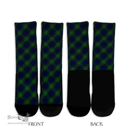 ScotsTee Shop Scottish Hamilton Green Hunting Clan Tartan Socks For Men & Women