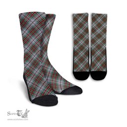 ScotsTee Shop Scottish MacBain Dress Clan Tartan Socks For Men & Women