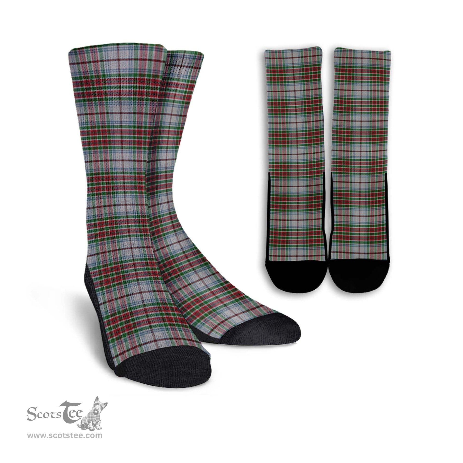 ScotsTee Shop Scottish MacBain Dress Clan Tartan Socks For Men & Women