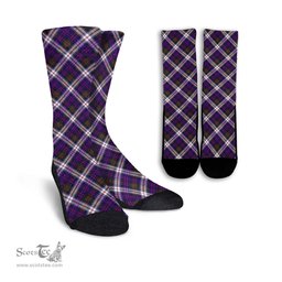 ScotsTee Shop Scottish MacDonald Dress Modern Clan Tartan Socks For Men & Women