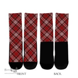 ScotsTee Shop Scottish MacDougall Dress Clan Tartan Socks For Men & Women