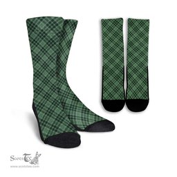ScotsTee Shop Scottish MacDonald Lord of the Isles Hunting Clan Tartan Socks For Men & Women