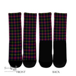 ScotsTee Shop Scottish Logan Modern Clan Tartan Socks For Men & Women