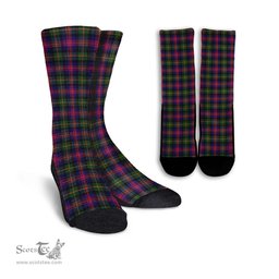ScotsTee Shop Scottish Logan Modern Clan Tartan Socks For Men & Women