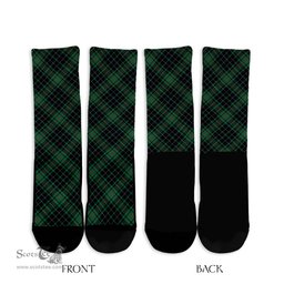 ScotsTee Shop Scottish MacAulay Hunting Ancient Clan Tartan Socks For Men & Women