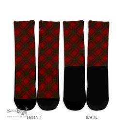 ScotsTee Shop Scottish Kyle Green Clan Tartan Socks For Men & Women