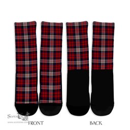 ScotsTee Shop Scottish MacDonald Dress Irish Clan Tartan Socks For Men & Women