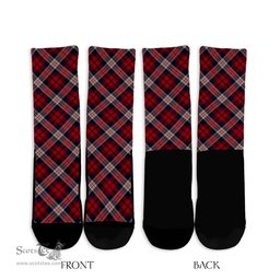 ScotsTee Shop Scottish MacDonald Dress Irish Clan Tartan Socks For Men & Women