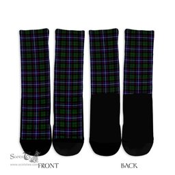 ScotsTee Shop Scottish Galbraith Modern Clan Tartan Socks For Men & Women