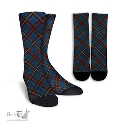 ScotsTee Shop Scottish Fraser Hunting Ancient Clan Tartan Socks For Men & Women