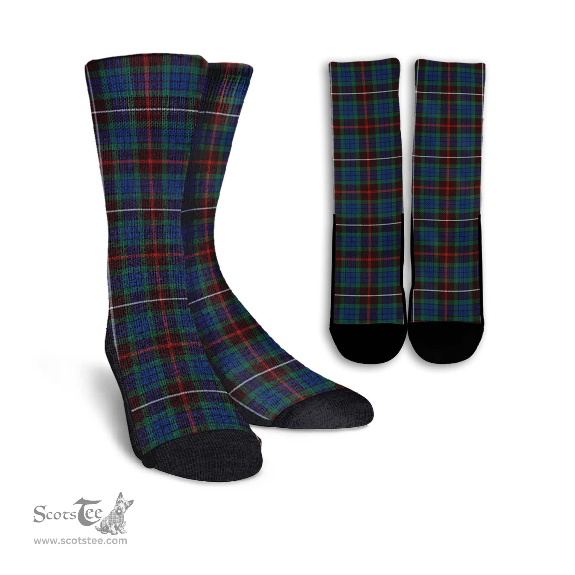 ScotsTee Shop Scottish Fraser Hunting Ancient Clan Tartan Socks For Men & Women
