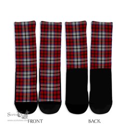 ScotsTee Shop Scottish MacCulloch Dress Clan Tartan Socks For Men & Women