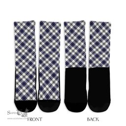 ScotsTee Shop Scottish Hannay Modern Clan Tartan Socks For Men & Women