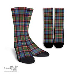 ScotsTee Shop Scottish Glass Clan Tartan Socks For Men & Women