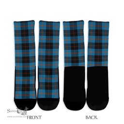 ScotsTee Shop Scottish Garden Clan Tartan Socks For Men & Women