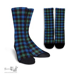 ScotsTee Shop Scottish Guthrie Ancient Clan Tartan Socks For Men & Women