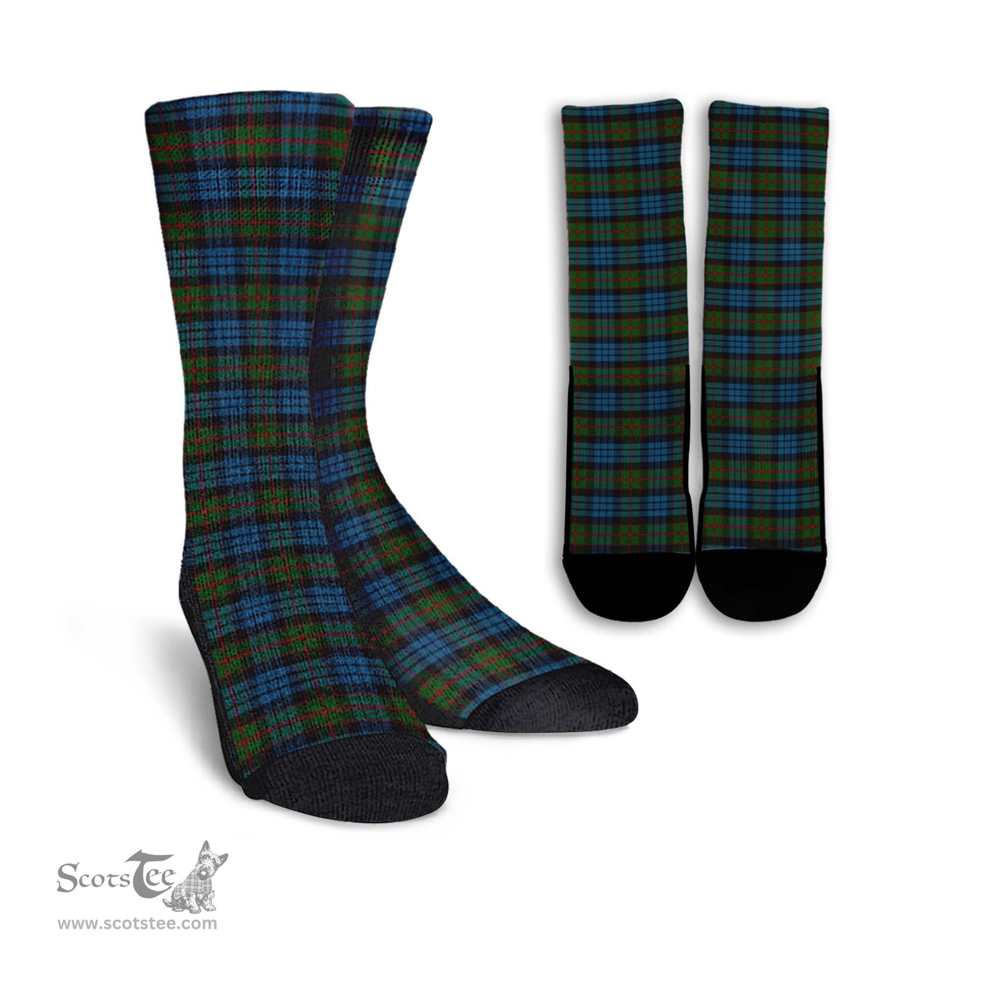 ScotsTee Shop Scottish Fletcher of Dunans Clan Tartan Socks For Men & Women