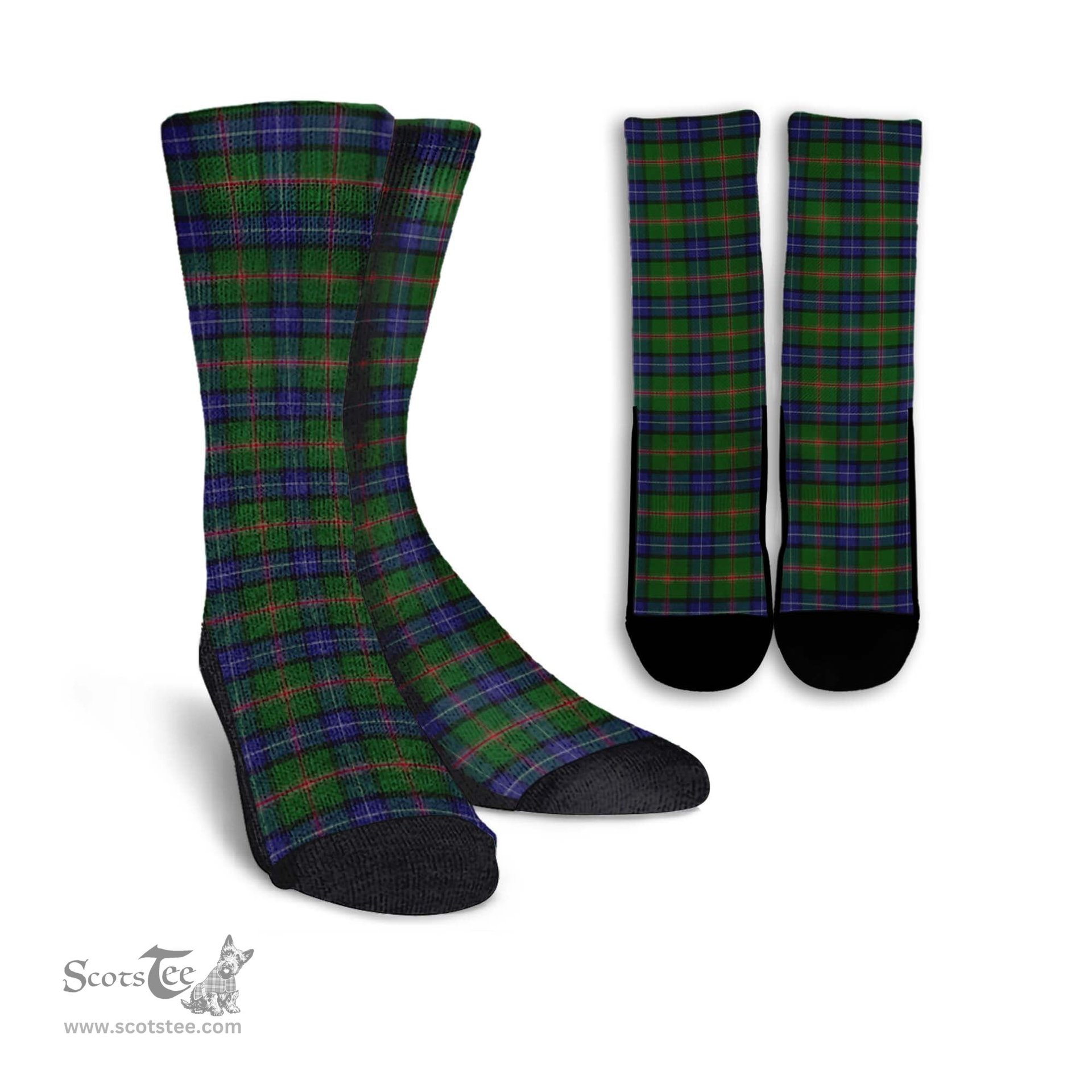 ScotsTee Shop Scottish Jones Clan Tartan Socks For Men & Women