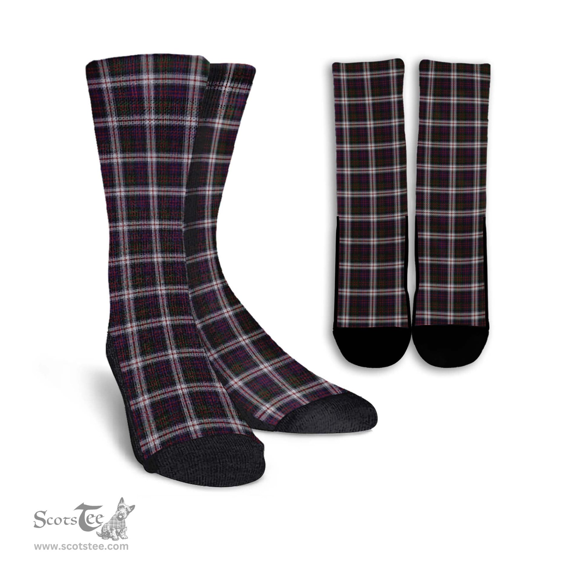 ScotsTee Shop Scottish MacDonald Dress Clan Tartan Socks For Men & Women