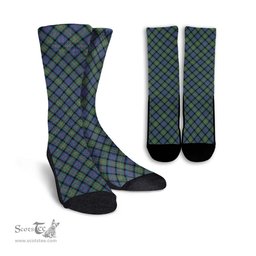 ScotsTee Shop Scottish MacDonell of Glengarry Ancient Clan Tartan Socks For Men & Women
