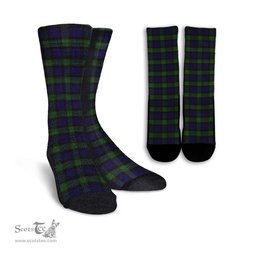 ScotsTee Shop Scottish Nicolson Green Hunting Clan Tartan Socks For Men & Women