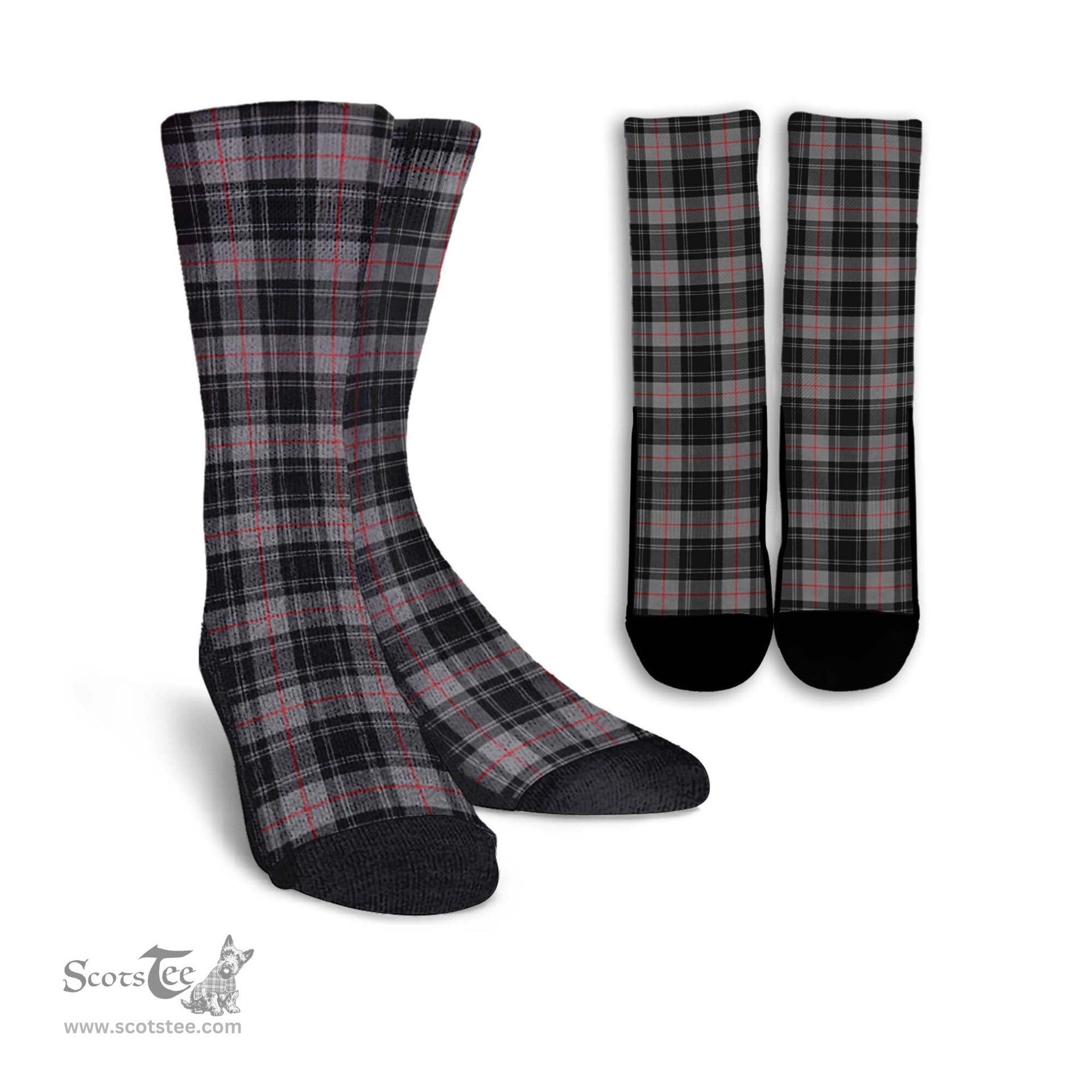 ScotsTee Shop Scottish Moffat Modern Clan Tartan Socks For Men & Women