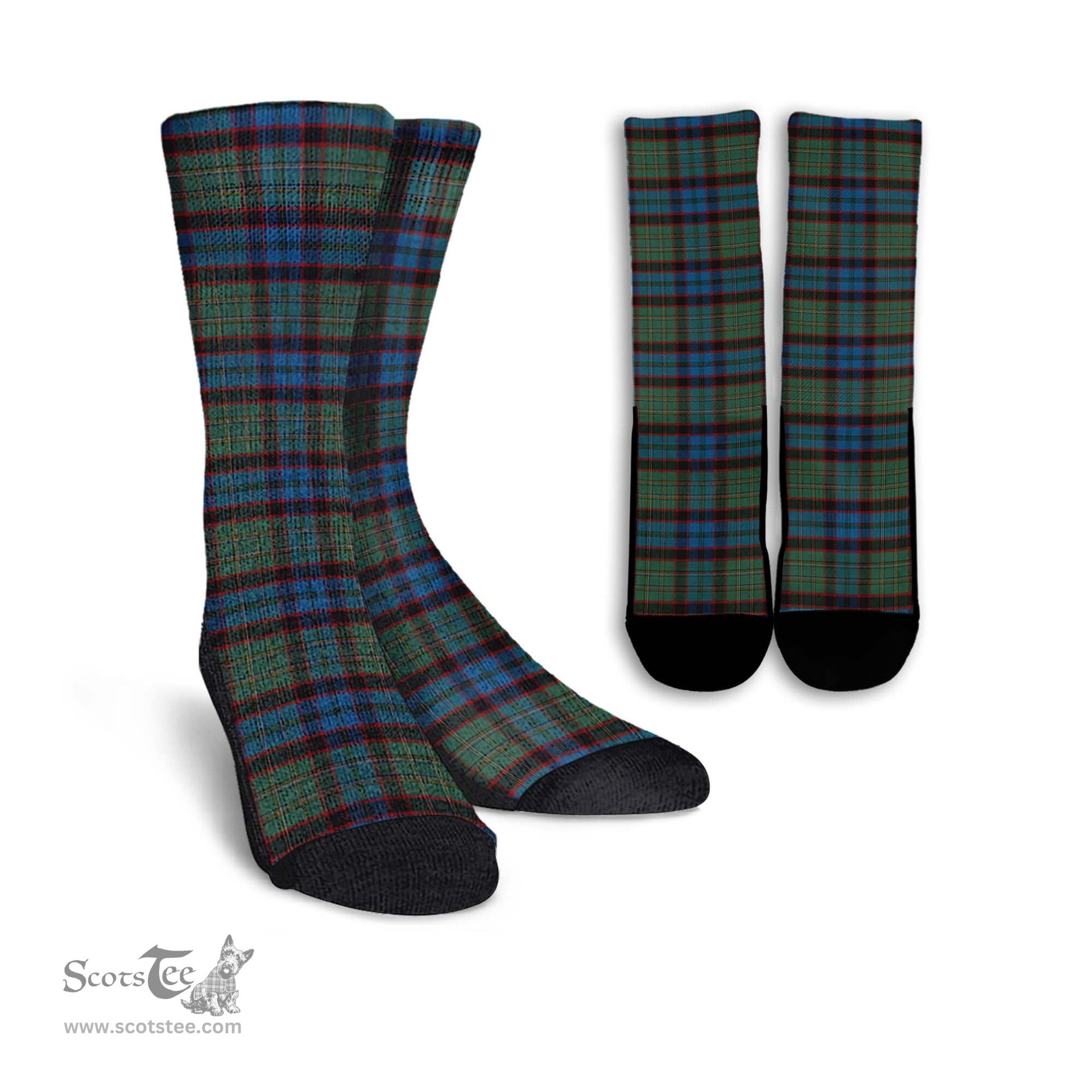 ScotsTee Shop Scottish MacNicol Hunting Clan Tartan Socks For Men & Women