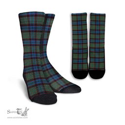 ScotsTee Shop Scottish MacNicol Hunting Clan Tartan Socks For Men & Women