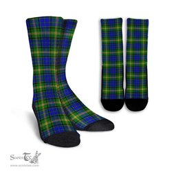 ScotsTee Shop Scottish Maitland Clan Tartan Socks For Men & Women