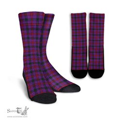 ScotsTee Shop Scottish Montgomery Modern Clan Tartan Socks For Men & Women