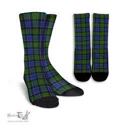 ScotsTee Shop Scottish Paterson Clan Tartan Socks For Men & Women