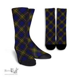 ScotsTee Shop Scottish Muir Clan Tartan Socks For Men & Women