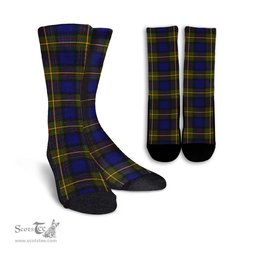 ScotsTee Shop Scottish Muir Clan Tartan Socks For Men & Women
